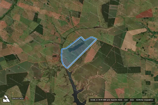 Imagem de satélite de FAZENDA RENASCER - PARCELA 41.303/B em Carneirinho - MG