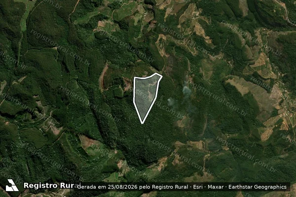 Imagem de satélite de Corrego Da Embira Branca - Parte 1 em Conceição do Castelo - ES