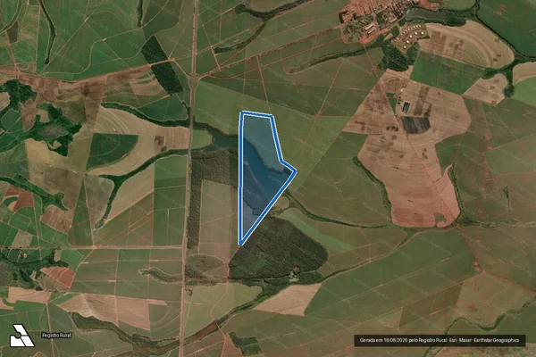 Imagem de satélite de Fazenda Ouro - Fazenda Ouro - Gleba "E" em Santa Ernestina - SP