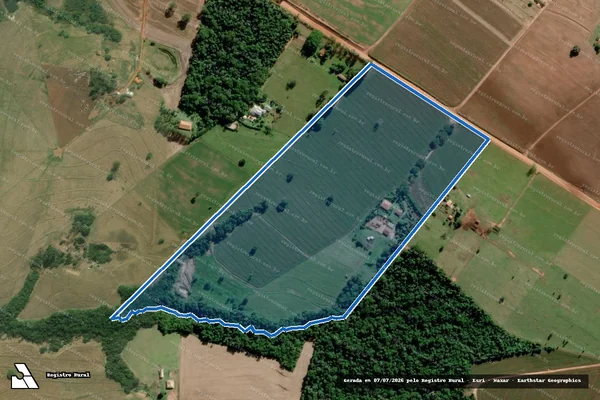 Imagem de satélite de Fazenda Palmeiras - PARTE 1 em Itaí - SP