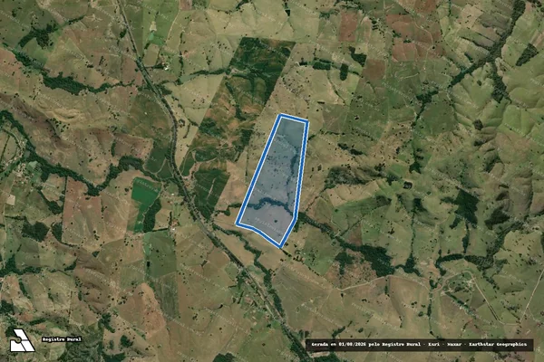 Imagem de satélite de ESTÂNCIA SÃO MIGUEL - 001 em Santo Antônio da Platina - PR