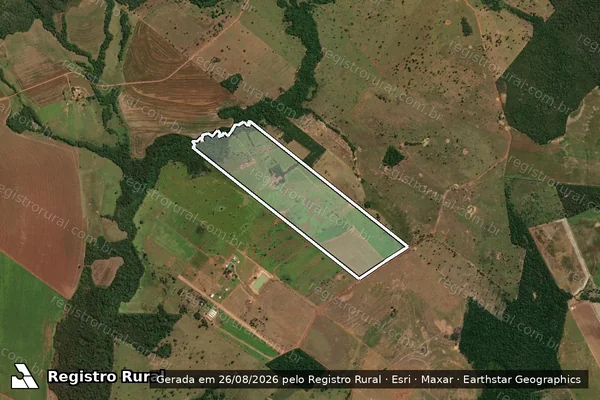 Imagem de satélite de Fazenda Vale do Sol - Parte 1 em Juscimeira - MT