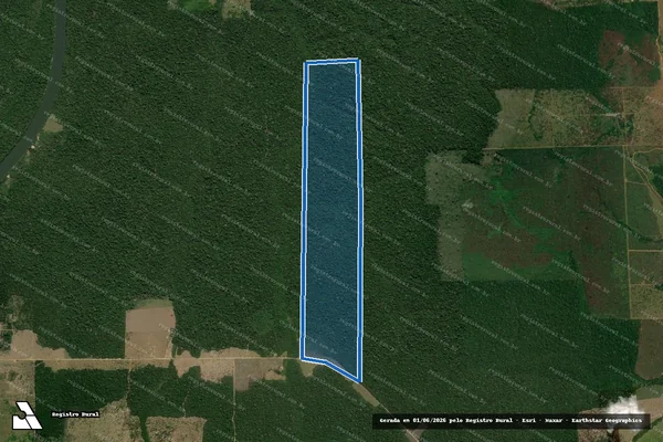 Imagem de satélite de Fazenda Sitio Rancho - Parte 1 em Colniza - MT