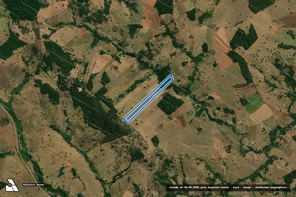 Imagem de satélite de FAZENDA CACHOEIRA DE SANTO ANTÔNIO - Gleba 06 em São Francisco de Goiás - GO