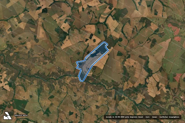 Imagem de satélite de Fazenda do Bugre - Parcela 1 em Ituiutaba - MG