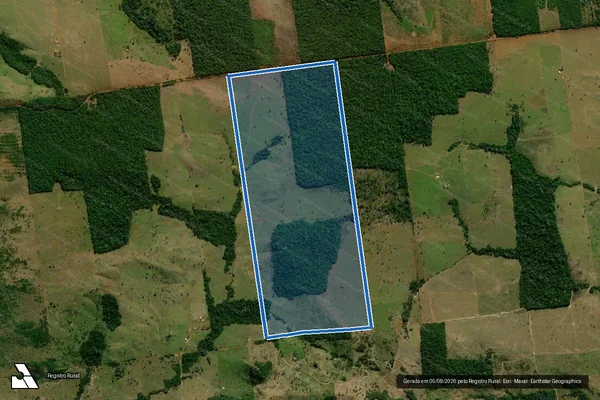 Imagem de satélite de FAZENDA NOSSA SENHORA APARECIDA - Parte 1 em Juína - MT