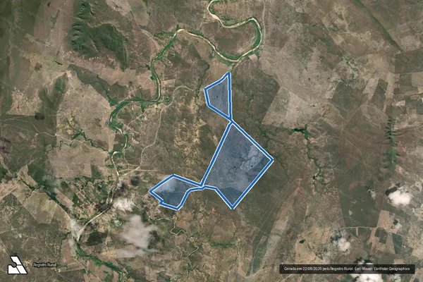 Imagem de satélite de Fazenda Conjunto Arizona - Parcela 02 em Manoel Vitorino - BA