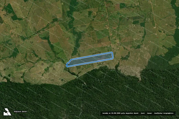 Imagem de satélite de P.A. MACUCO ? LOTE 196 - A em Comodoro - MT