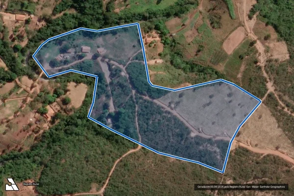 Imagem de satélite de Campo das Flores - Parcela 1 em Itamarandiba - MG