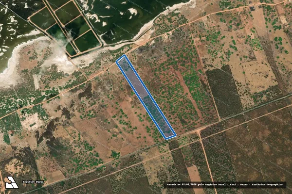 Imagem de satélite de Fazenda Benfica - Parte 2 em Areia Branca - RN