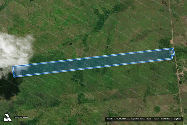 Imagem de satélite de FAZENDA BOA FE ? P.A. QUADRA SAO RAIMUNDO III / COLONE - Parte 1 em Centro Novo do Maranhão - MA
