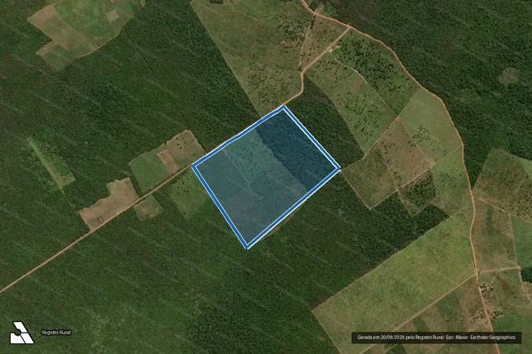 Imagem de satélite de LOTE 34 FAZENDA TERRA PROMETIDA P.A_ SÃO JOSÉ / SÃO DOMINGOS / Parte 1