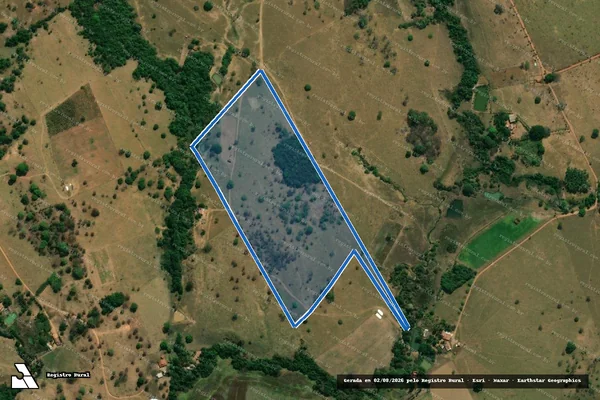 Imagem de satélite de FAZENDA SÃO MIGUEL - Parte 1 em Moiporá - GO