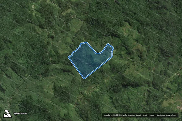 Imagem de satélite de SITIO TAQUARUSSU - SITIO TAQUARUSSU em Itariri - SP