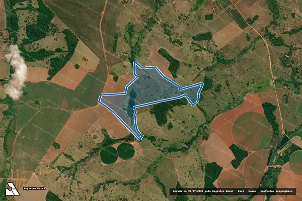Imagem de satélite de Fazenda Santa Rosa - Paraíso - PARTE 3 em Morrinhos - GO