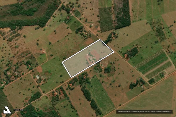 Imagem de satélite de Projeto de Assentamento Mateira - LOTE 47 em Paraíso das Águas - MS