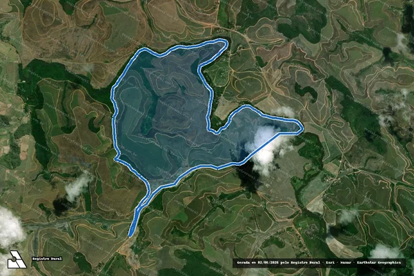 Imagem de satélite de ENGENHO LIMÃO DOCE - GLEBA B em Gameleira - PE