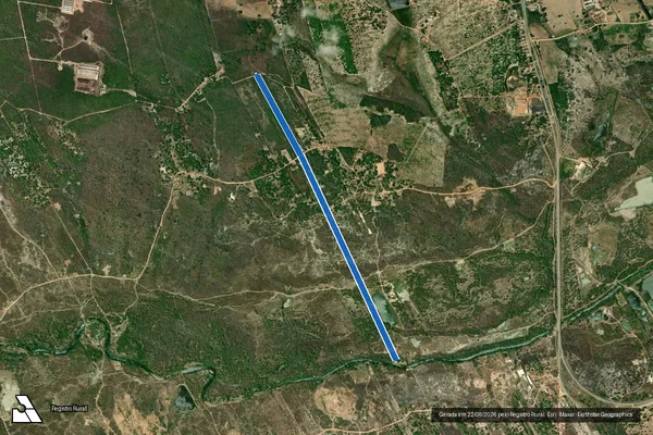 Imagem de satélite de LOTE 0491 - SÍTIO CHORO PEDRA REDONDA - Parte 1 em Cascavel - CE