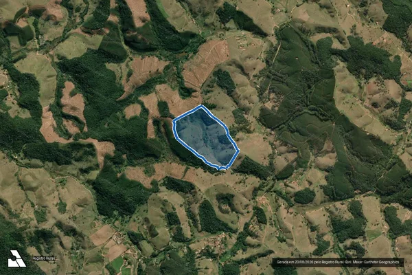 Imagem de satélite de Sitio Nossa Senhora Aparecida - Parte 1 em Redenção da Serra - SP