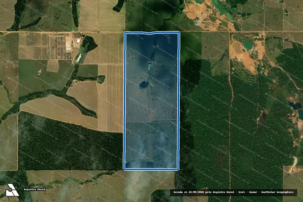 Imagem de satélite de LOTE 27 - GLEBA 04 - P.A.D. BURAREIRO - Parcela 1 em Rio Crespo - RO
