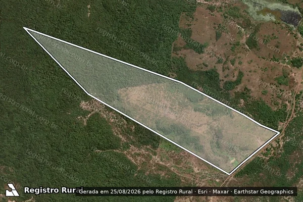Imagem de satélite de Chacara Habeas Corpus-Piedade - Parte 1 em Morro do Chapéu do Piauí - PI