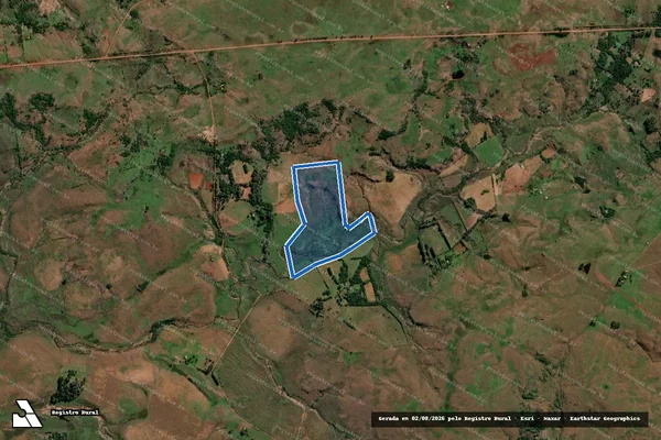 Imagem de satélite de Granja Boa Esperança - Parte 1 em Quaraí - RS