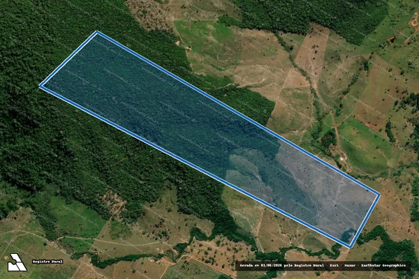 Imagem de satélite de LOTE 82 ? GLEBA 28 ? SETOR RIBEIRÃO GRANDE - Parte 1 em Espigão D'Oeste - RO