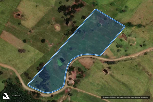 Imagem de satélite de Fazenda Três Ilhas - Matrícula 5636 em Ortigueira - PR