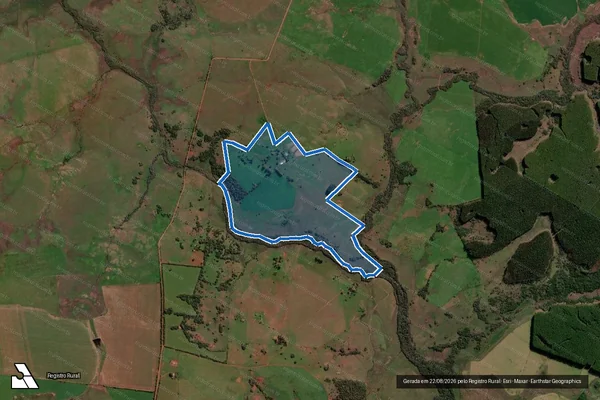 Imagem de satélite de Fazenda Resnascer - Parte 1 em Itaqui - RS