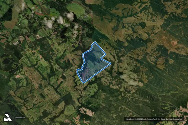 Imagem de satélite de Fazenda Muchacha - FAZENDA MUCHACHA em Faxinal - PR