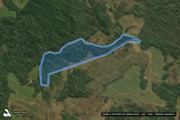 Imagem de satélite de FAZENDA PÃO DE LÓ - Parte 4 em Barracão - RS