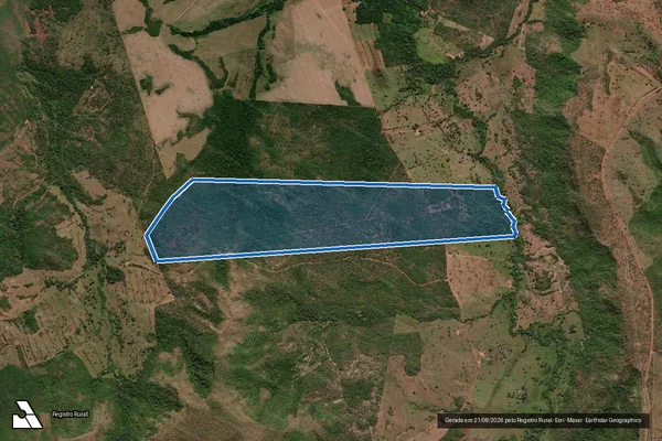 Imagem de satélite de LOTE 03, LOT. MANGUES GLEBA 02  - Parte 5 em Porto Nacional - TO