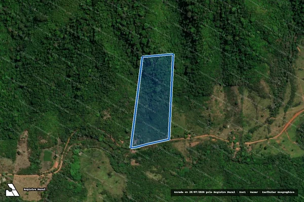 Imagem de satélite de PA BARRA DO CEDRO ? LOTE 26 - Parcela 02 em Curionópolis - PA
