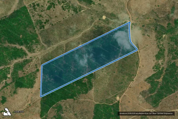 Imagem de satélite de P.A AGUA FRIA / FAZENDA SETUBA / LOTE 174 / PARCELA 02