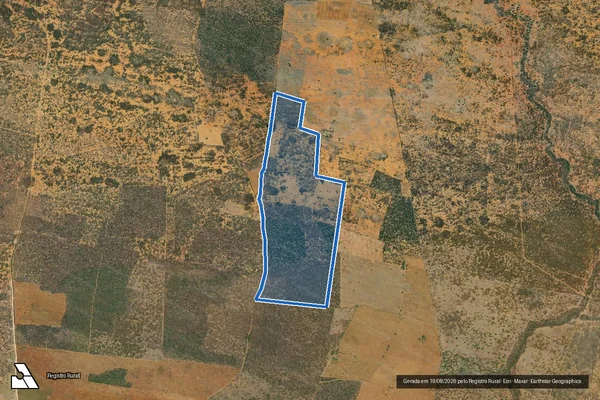 Imagem de satélite de FAZENDA MACIEL - 001 em Itaguaçu da Bahia - BA