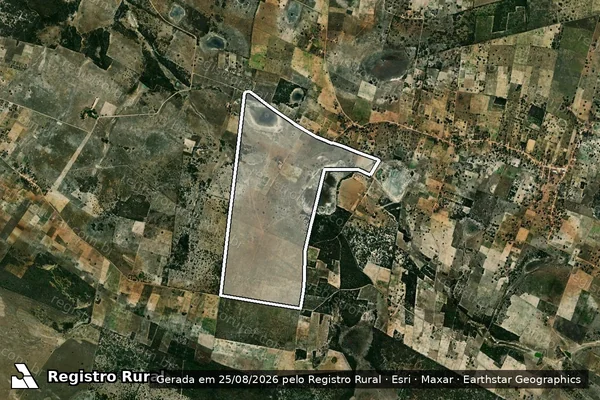 Imagem de satélite de Fazenda Espinheiro - Parte 2 em Senador Elói de Souza - RN
