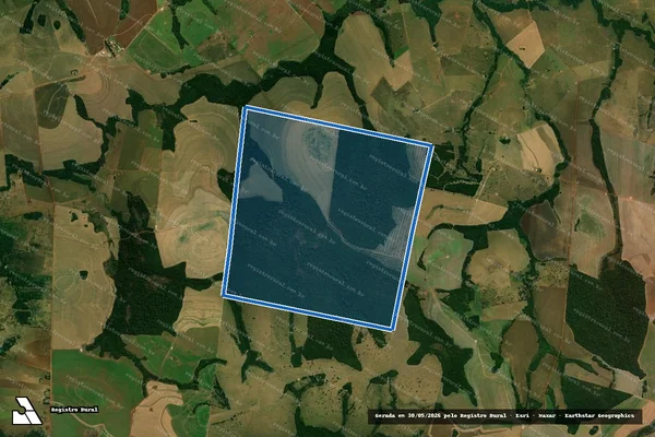 Imagem de satélite de Fazenda Quybiquira - Fazenda Quybiquira (Mat. 10546) em Santo Afonso - MT