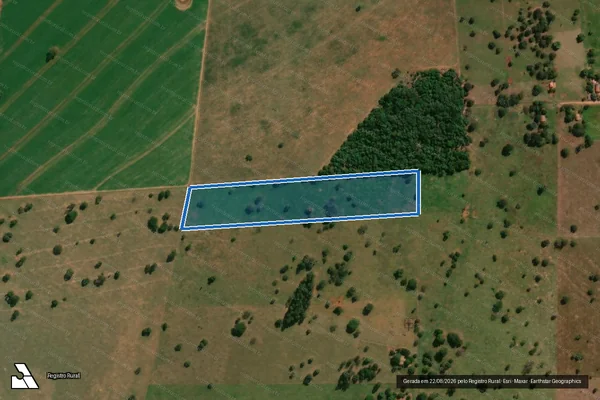 Imagem de satélite de Lote C 05 - Lote C 05 ? Gleba A em Brasilândia - MS