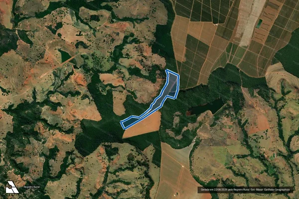 Imagem de satélite de Fazenda Chumbo - Parte 1 em Patos de Minas - MG