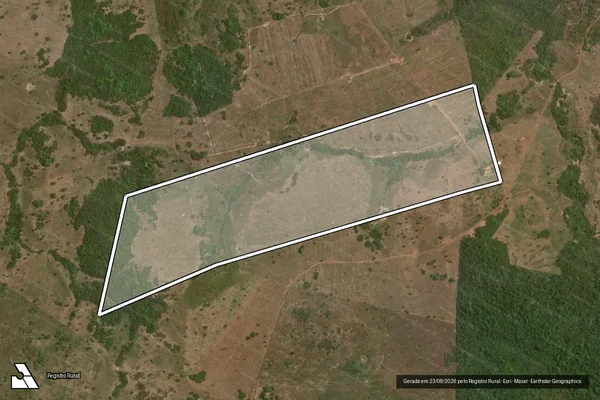 Imagem de satélite de FAZENDA SÃO BENTO - Parte 1 em Santana do Araguaia - PA