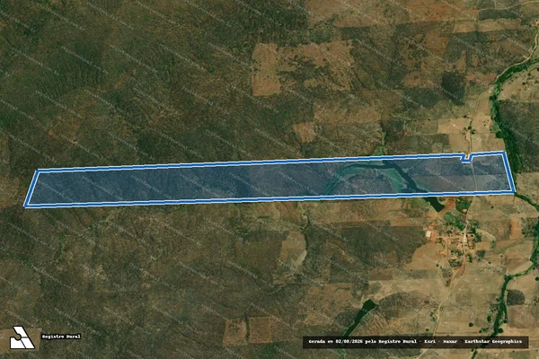Imagem de satélite de LOTE 0615 - SÍTIO CAIÇARA - Parte 1 em Tarrafas - CE