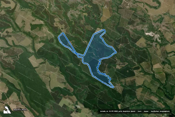 Imagem de satélite de FAZENDA JAMBEIRO - GLEBA 01 em Porto Seguro - BA