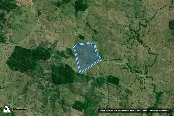 Imagem de satélite de FAZENDA AGOSTINHO DA PRATINA - GLEBA B - GLEBA A em Santa Cruz da Vitória - BA