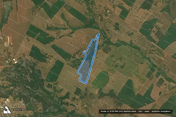 Imagem de satélite de Rancho Ibityra - Parcela 02 em Mirassol - SP
