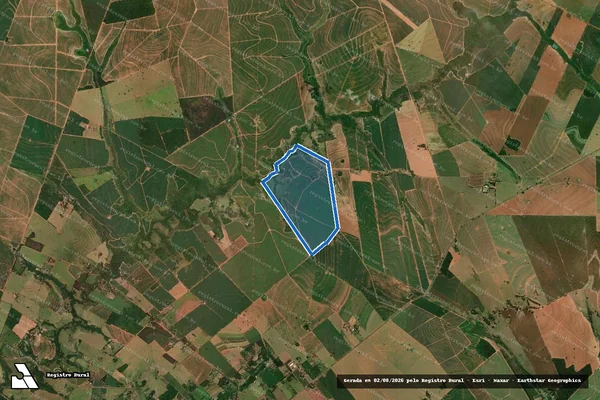 Imagem de satélite de Fazenda Santa Maria - Fazenda Santa Maria ? Parcela 02 em Tupã - SP