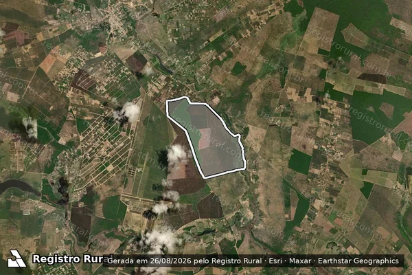 Imagem de satélite de Fazenda Nova Floresta - Parcela 1 em Vitória da Conquista - BA