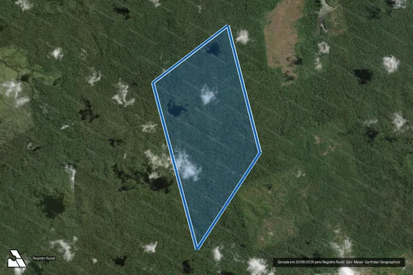 Imagem de satélite de FAZENDA PAULINO - Parte 1 em Centro Novo do Maranhão - MA