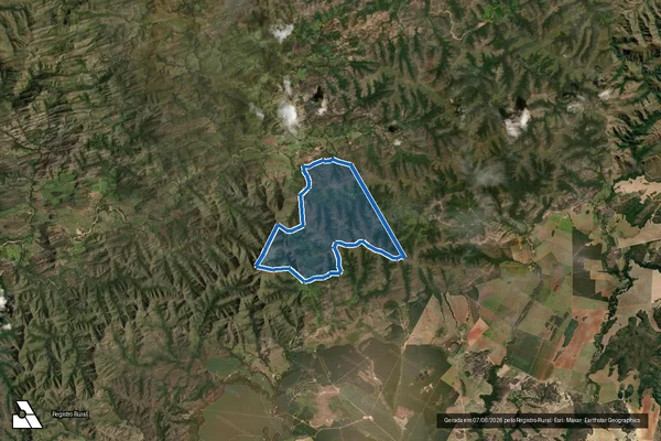 Imagem de satélite de FAZENDA SÃO BERNARDO - Parte 2 em Niquelândia - GO
