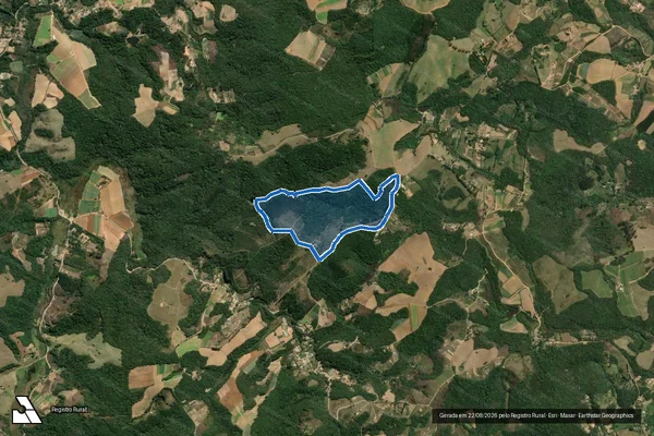 Imagem de satélite de Sítio das Águas - Parcela 1 em Piedade - SP