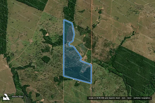Imagem de satélite de Fazenda Bom Jesus - Fazenda Bom Jesus I em São João do Araguaia - PA
